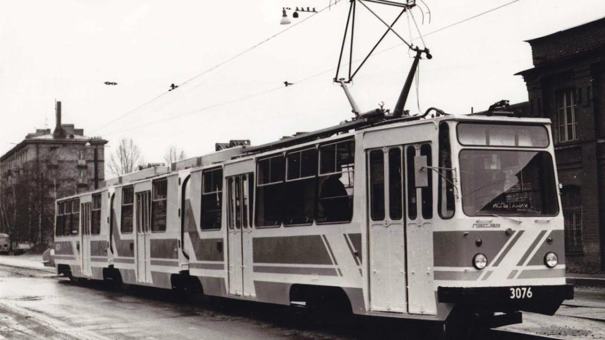 ЛВС 89 трамвай в СПБ