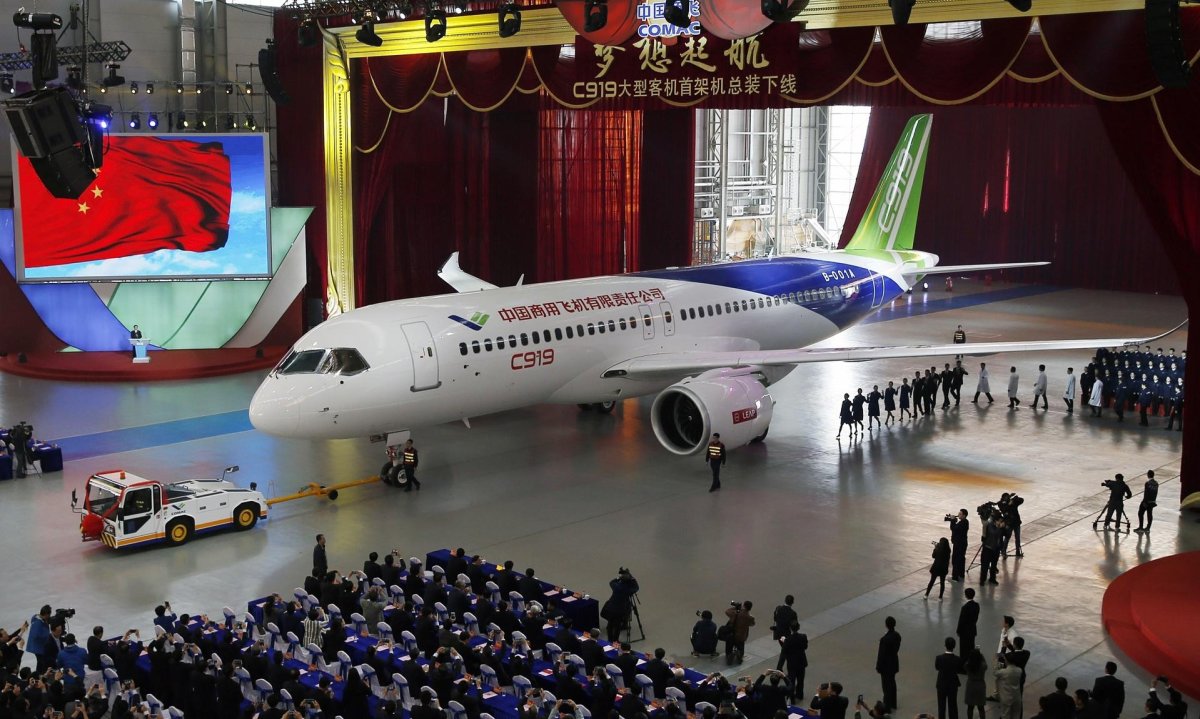 C919 пассажирский самолёт
