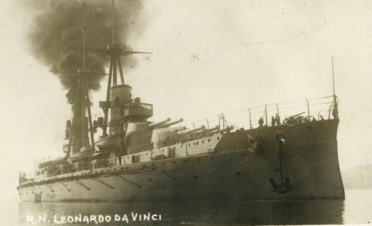 Итальянский линкор Леонардо да Винчи