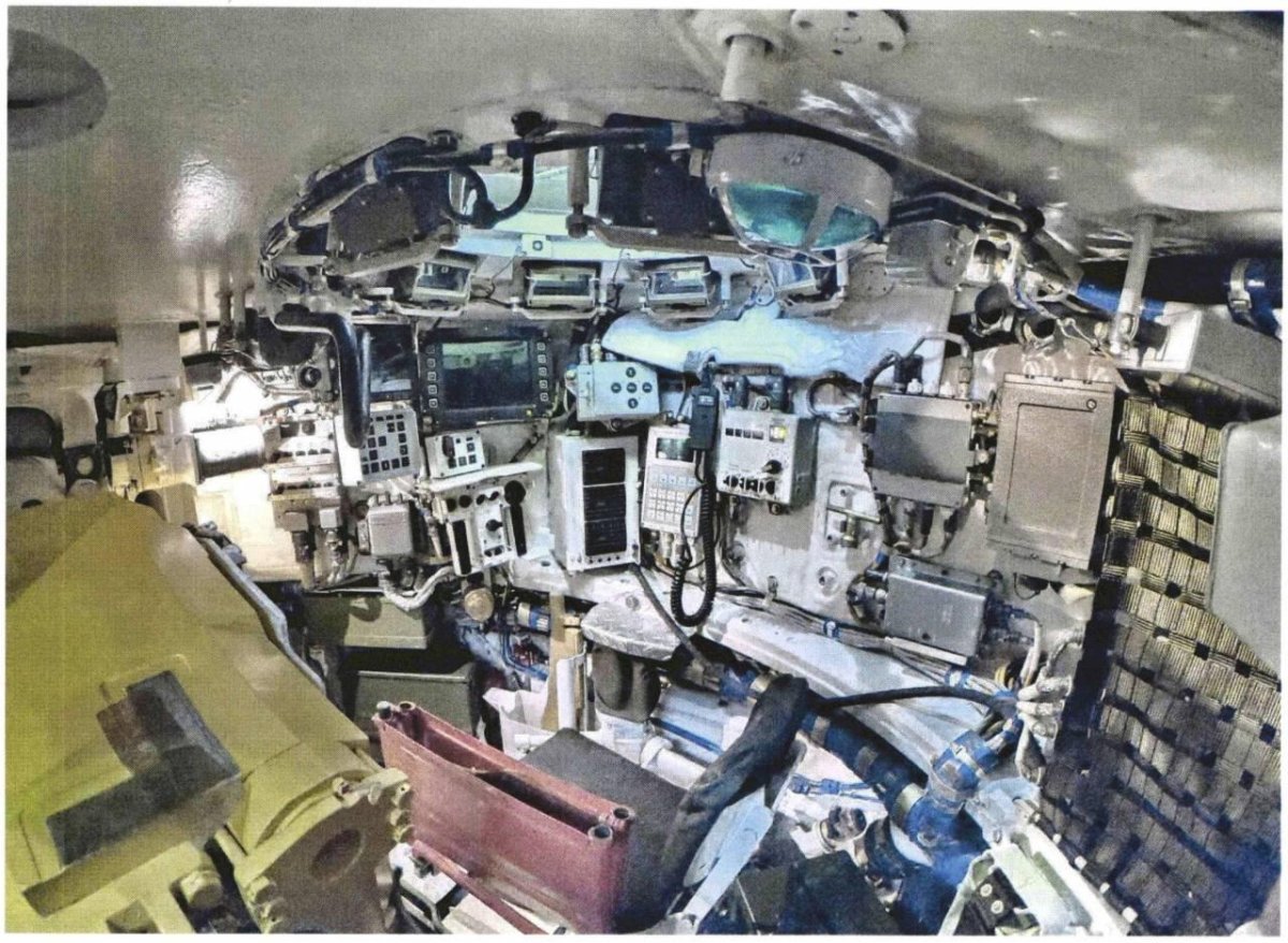 Кабина танка т 80