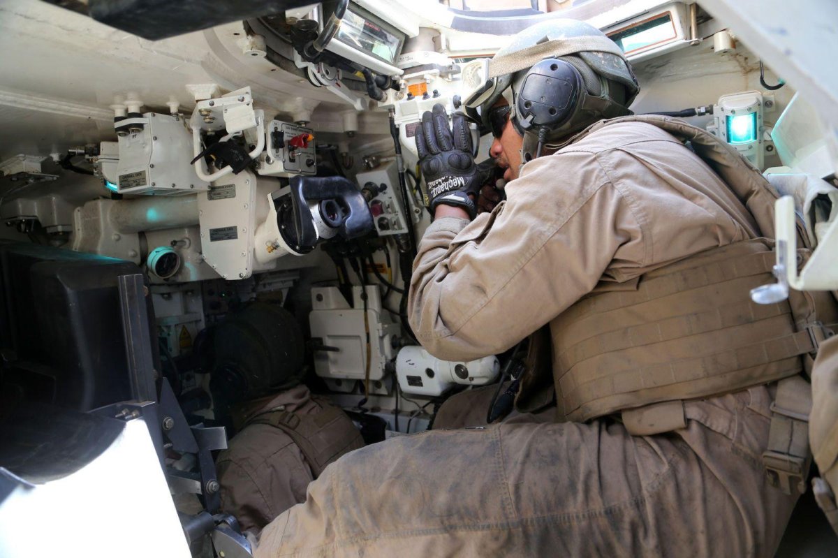 Внутри танка m1 Abrams