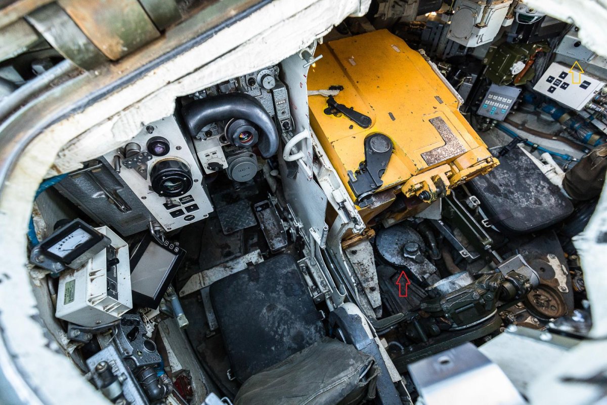 Внутри танка т 72