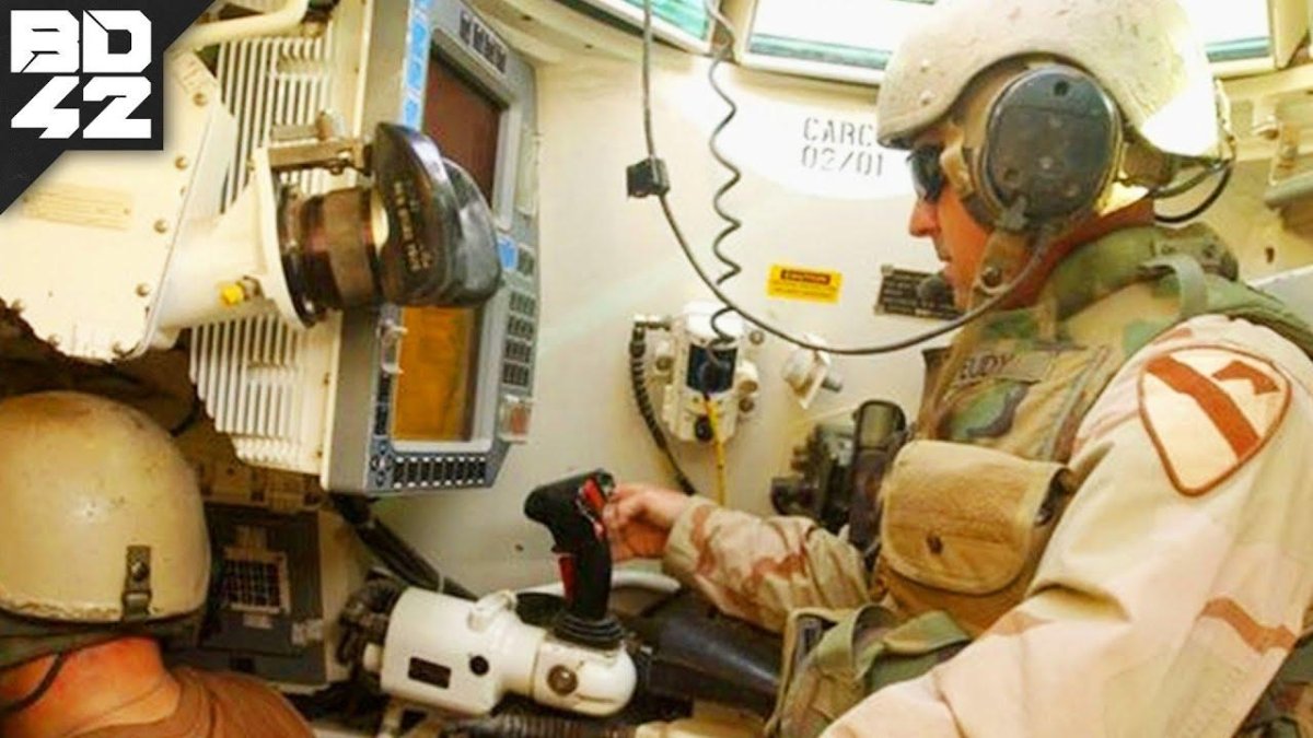 Внутри танка Абрамс м1а2