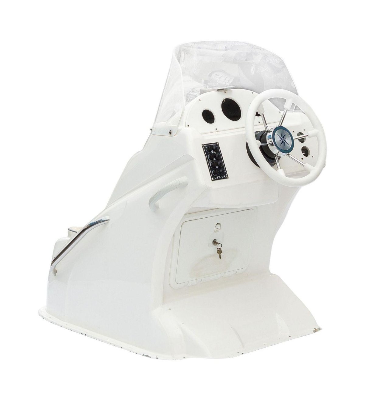 Консоль рулевая для лодки с жёстким дном