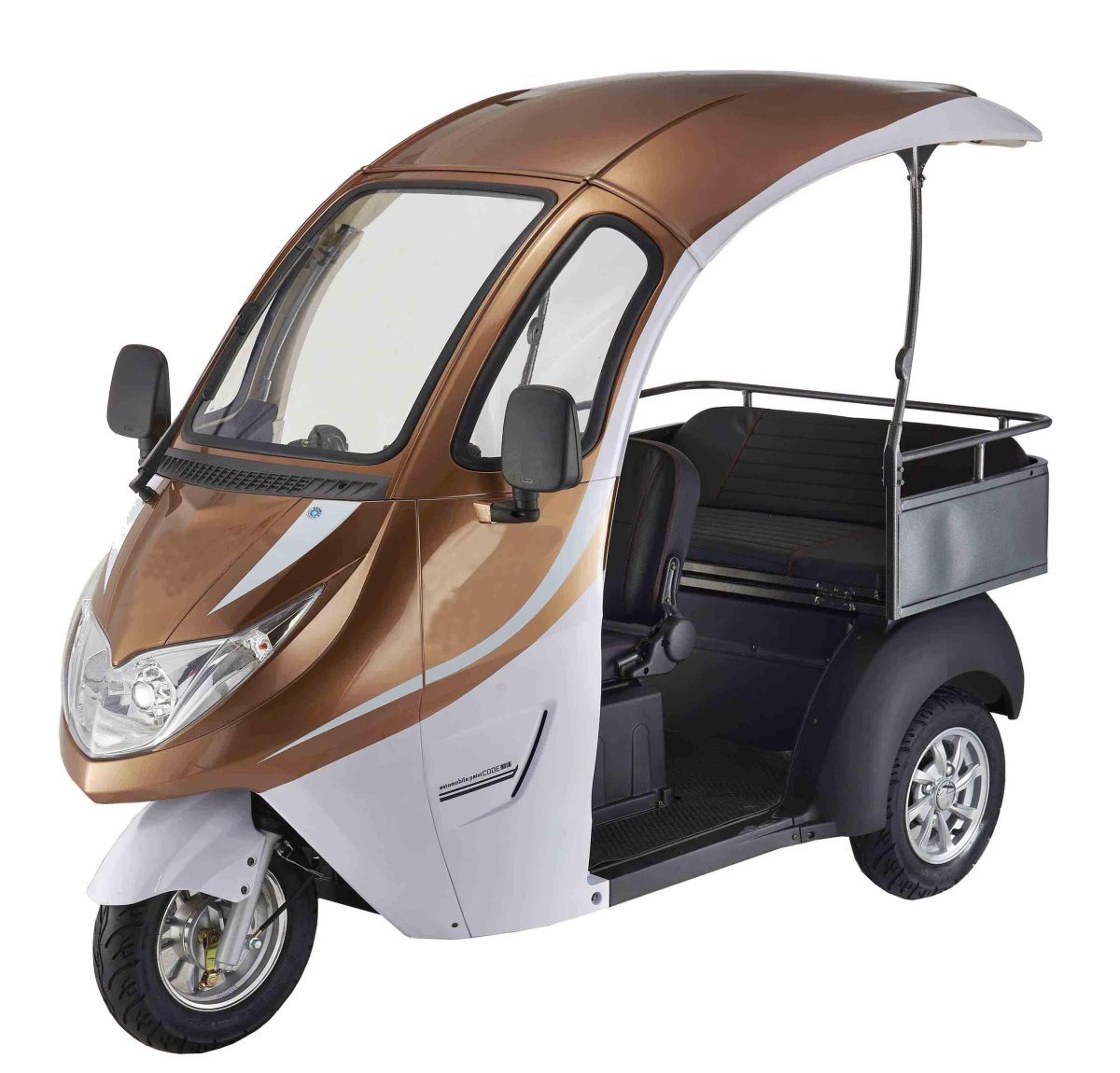 Электромотороллер 3-х колесный грузовой