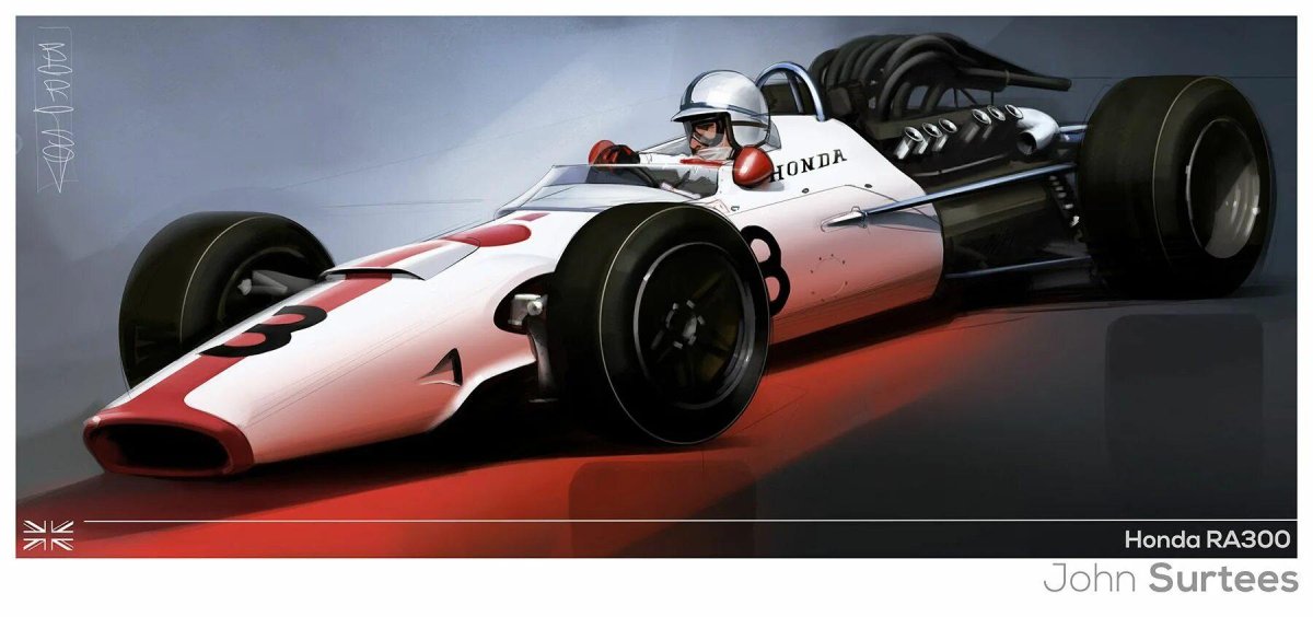 Honda ra 300 John Surtees 1967
