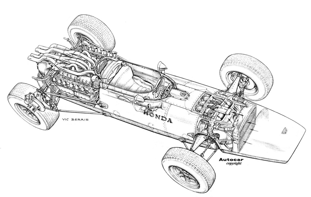 Honda ra272 чертеж