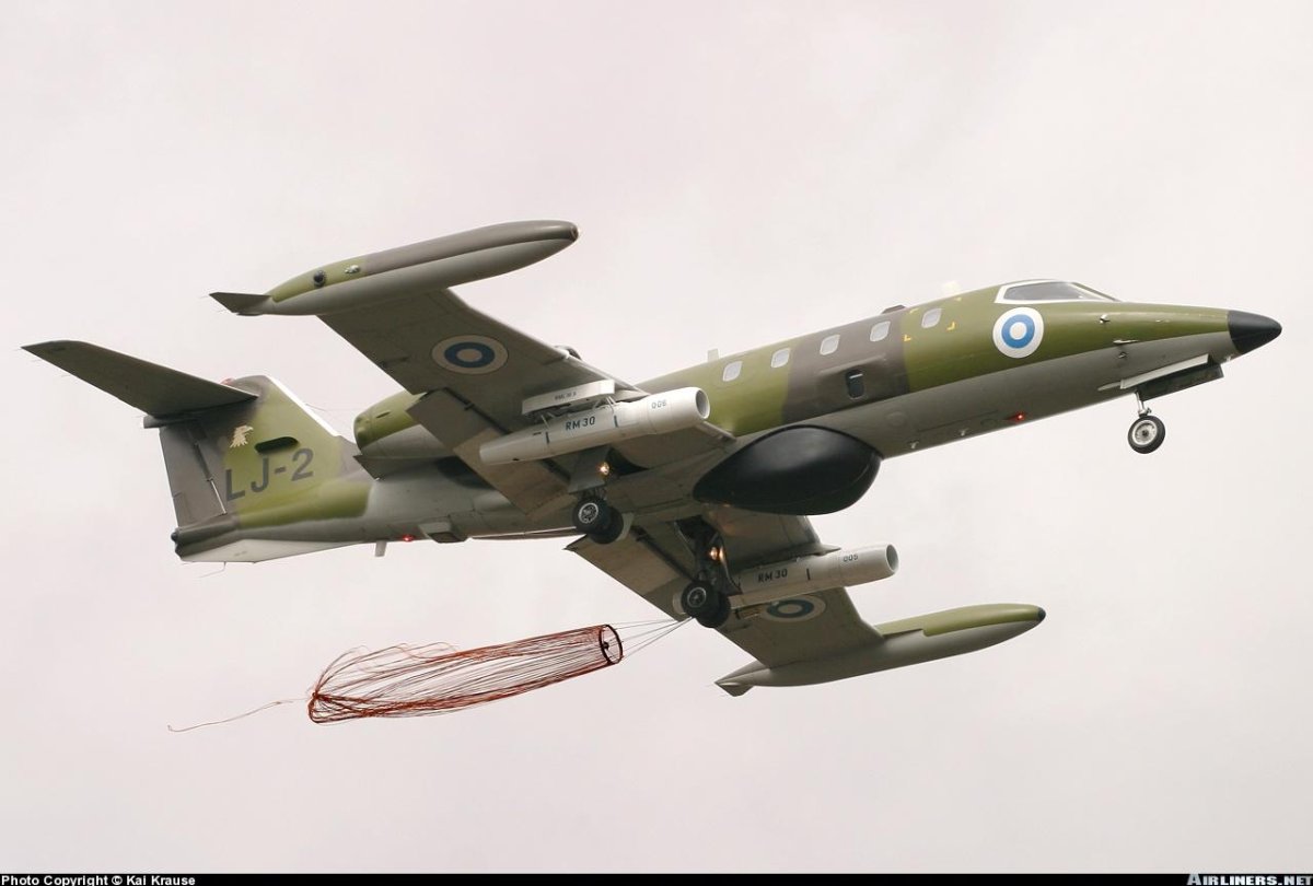 Learjet 35 Финляндия