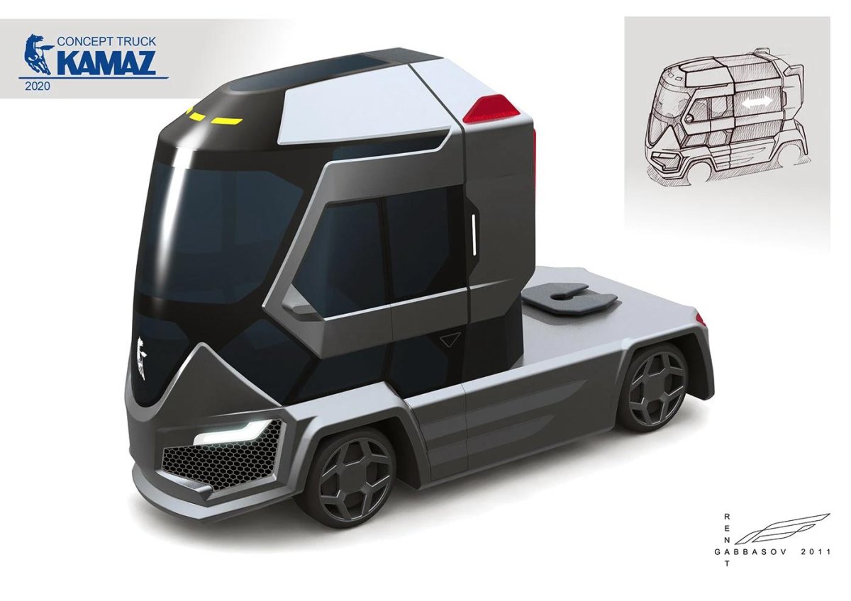 Новый грузовик КАМАЗ 2020