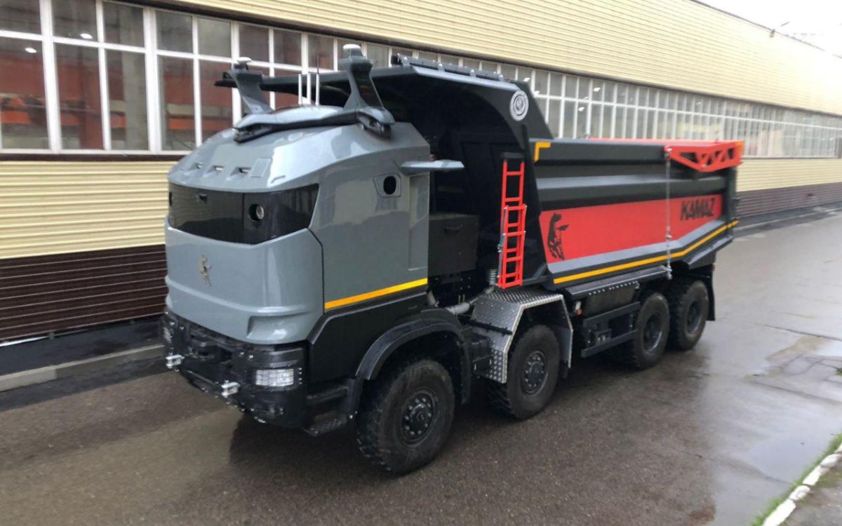 Беспилотный самосвал КАМАЗ