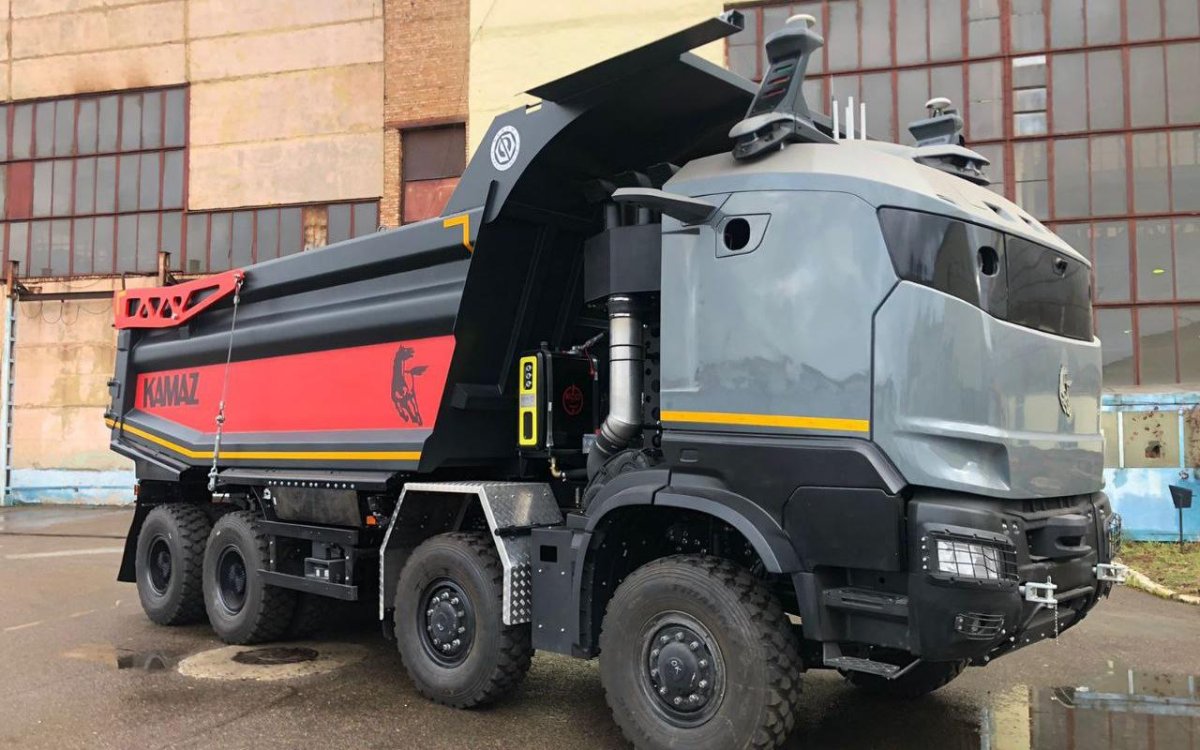 Беспилотный самосвал КАМАЗ