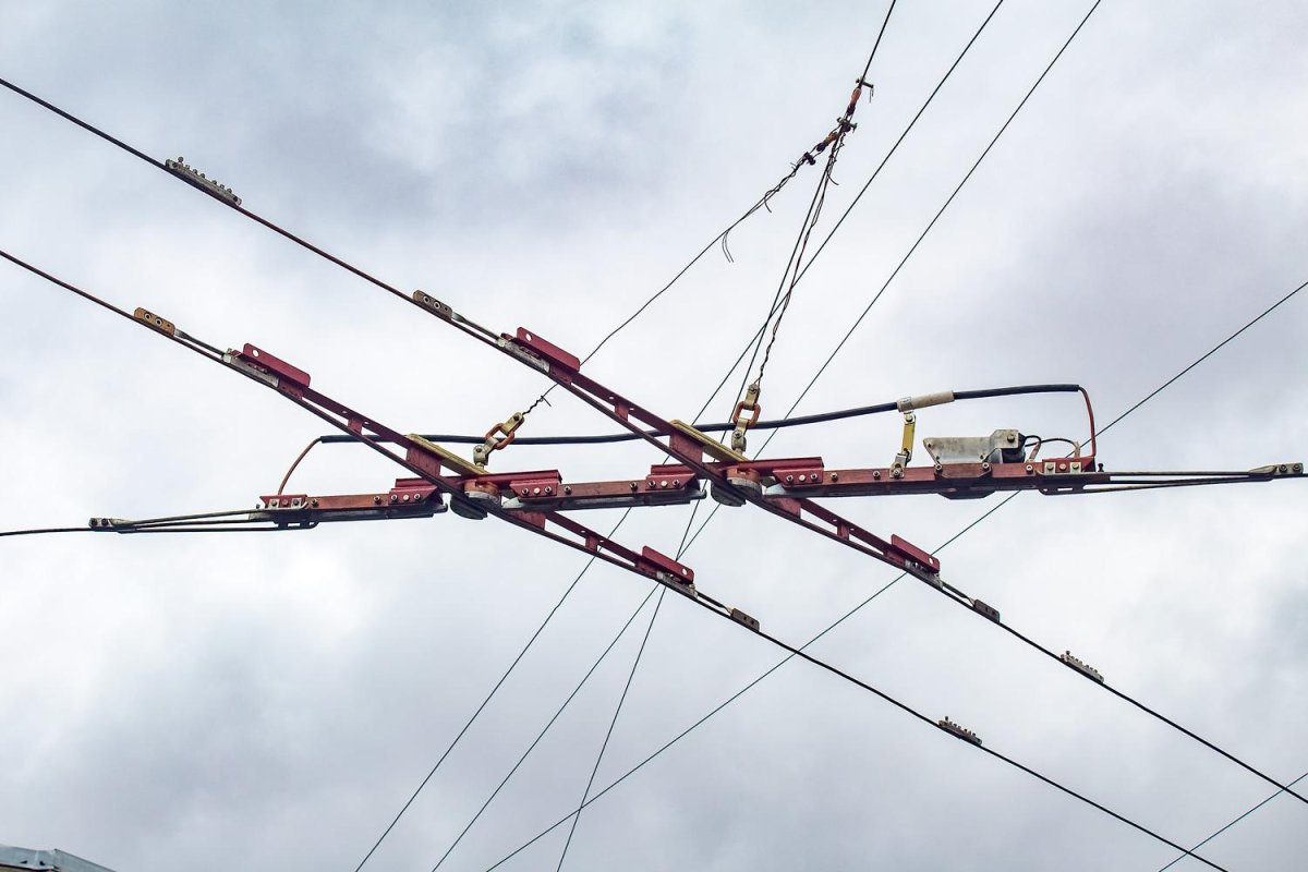 Троллейбусная контактная сеть