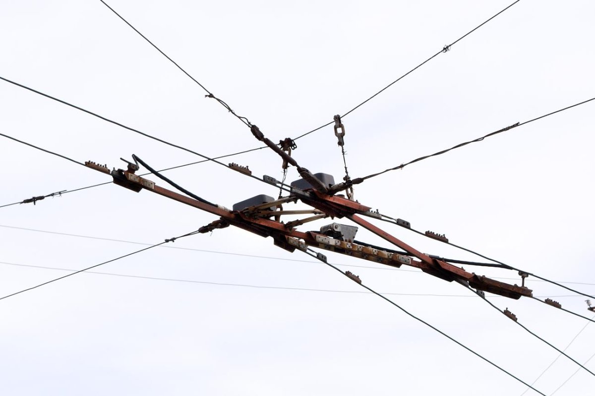 Опоры троллейбусной контактной сети