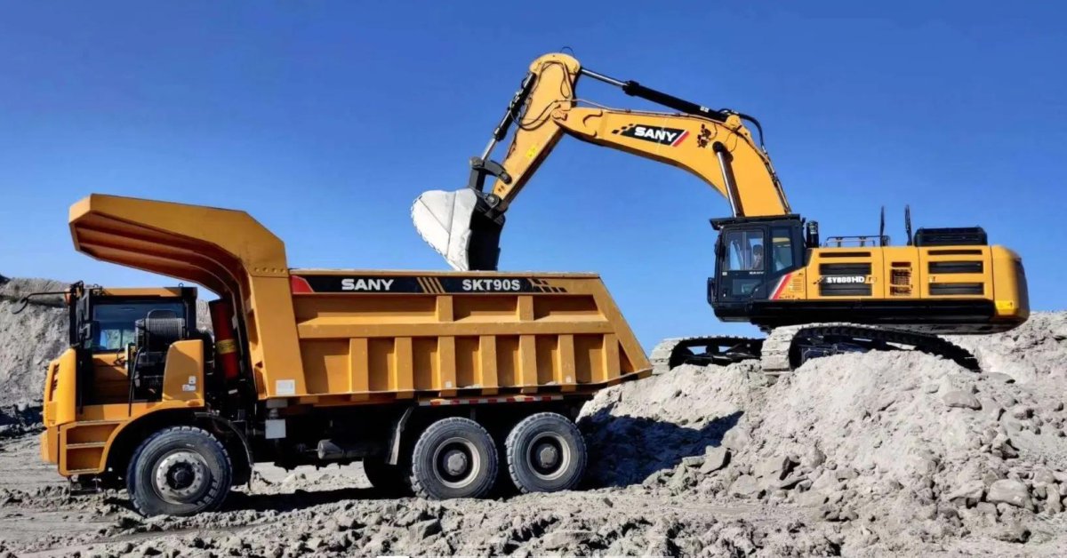 Самосвал sany skt90s