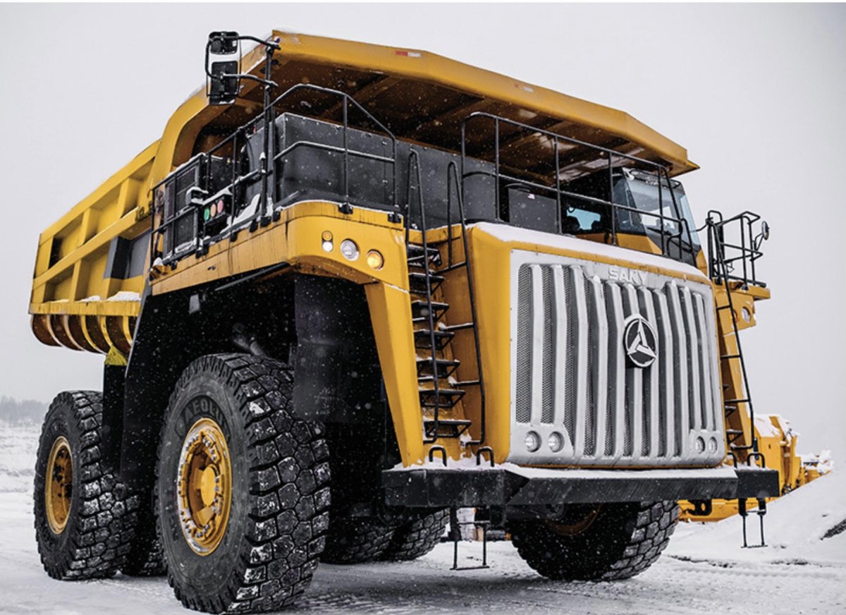 Карьерный самосвал sany srt95c