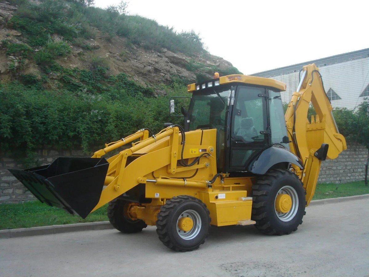 Экскаватор погрузчик Шантуй