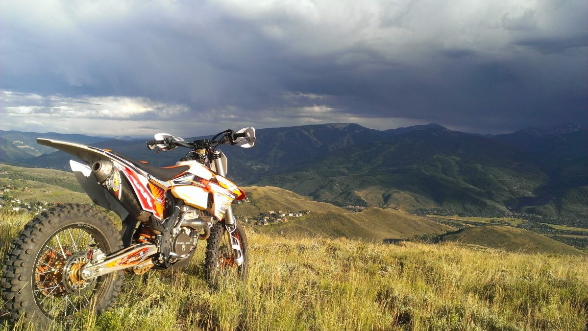 Эндуро на природе