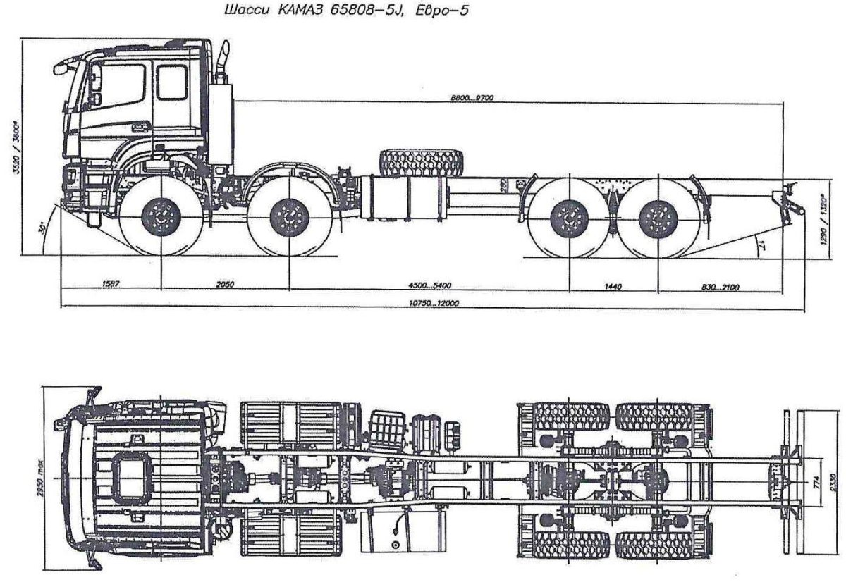КАМАЗ 6560 шасси