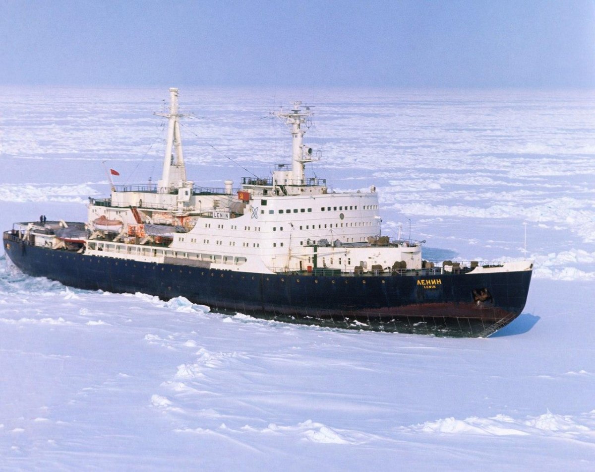 Атомоход-ледокол «Ленин» 1959