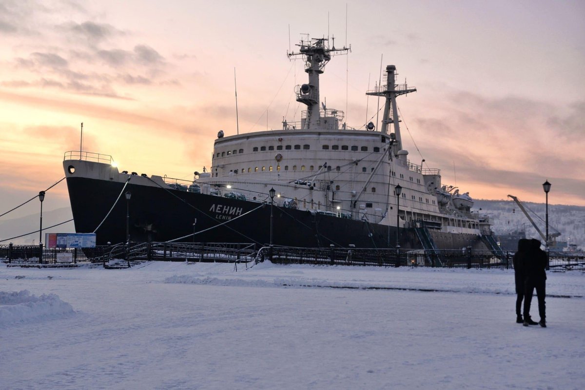 Атомный ледокол Ленин 1959