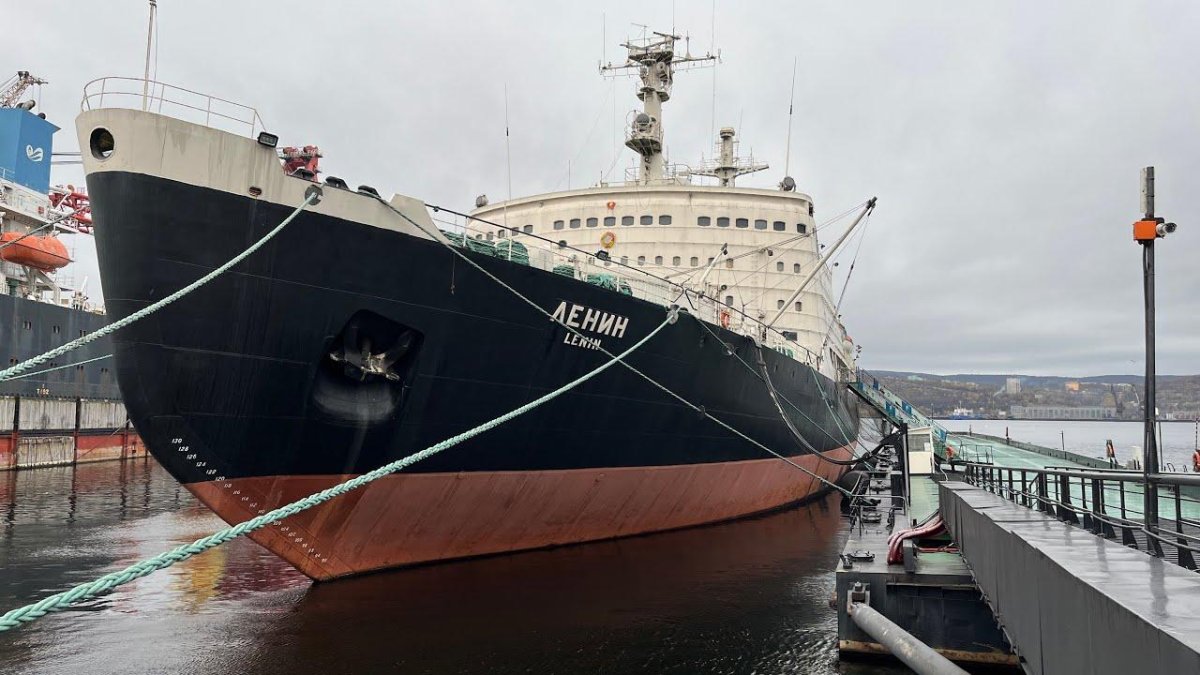 Причал ледокола Ленин Приморск