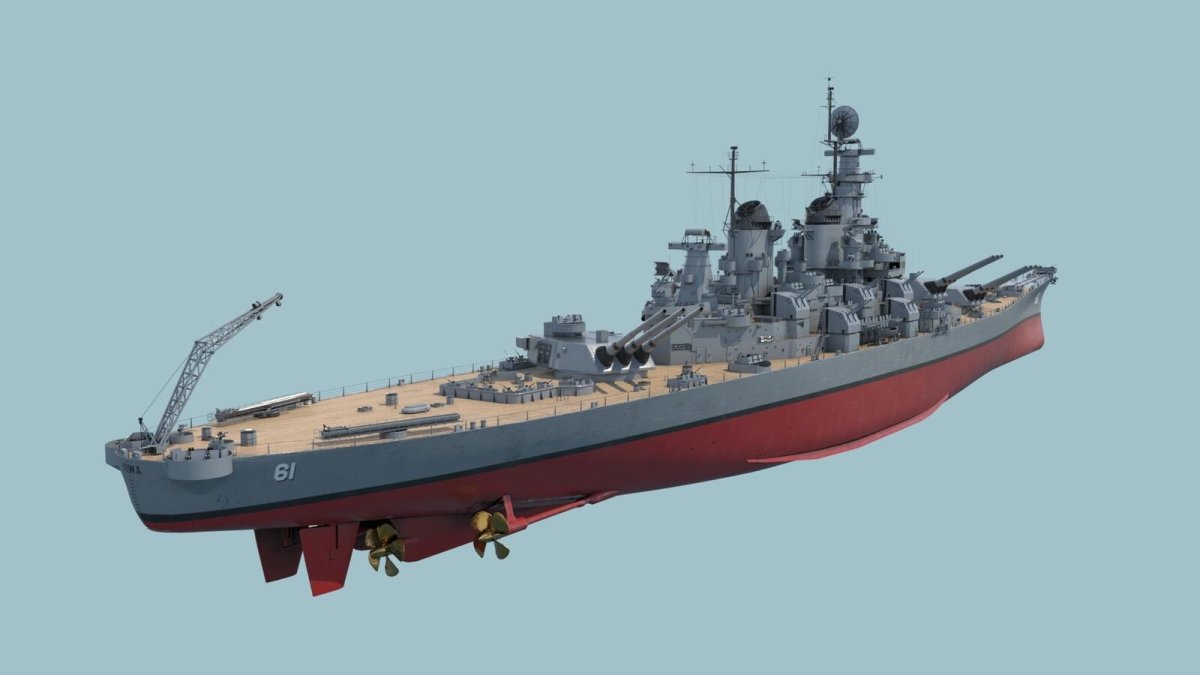 Корабль USS Iowa BB-61