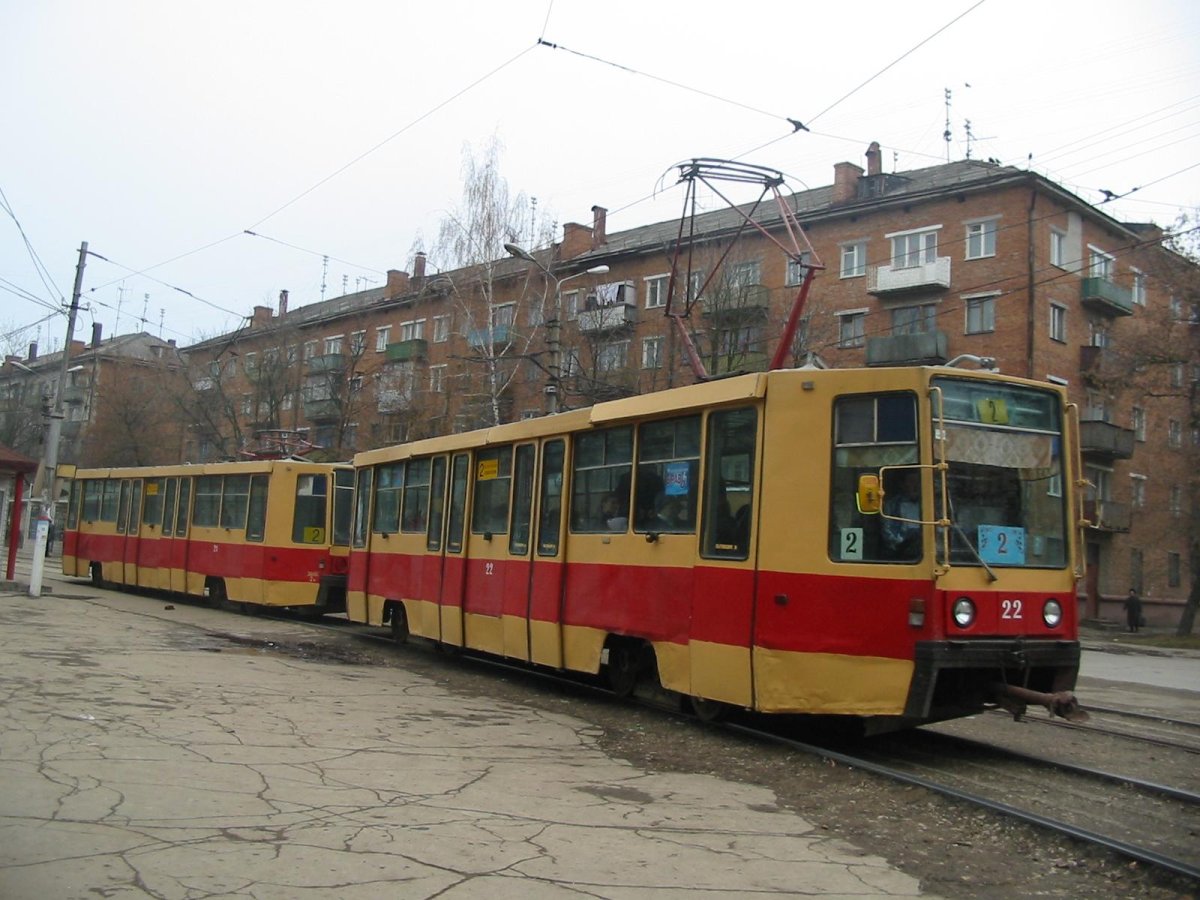 Трамваи 71-608 Тула