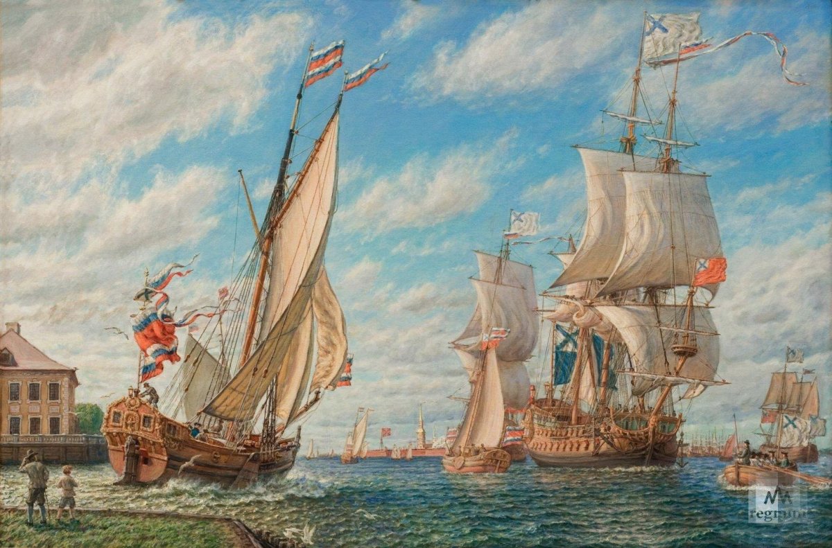 Флот России 17 века Петр 1