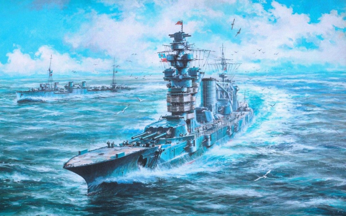 Линкор Октябрьская революция арт