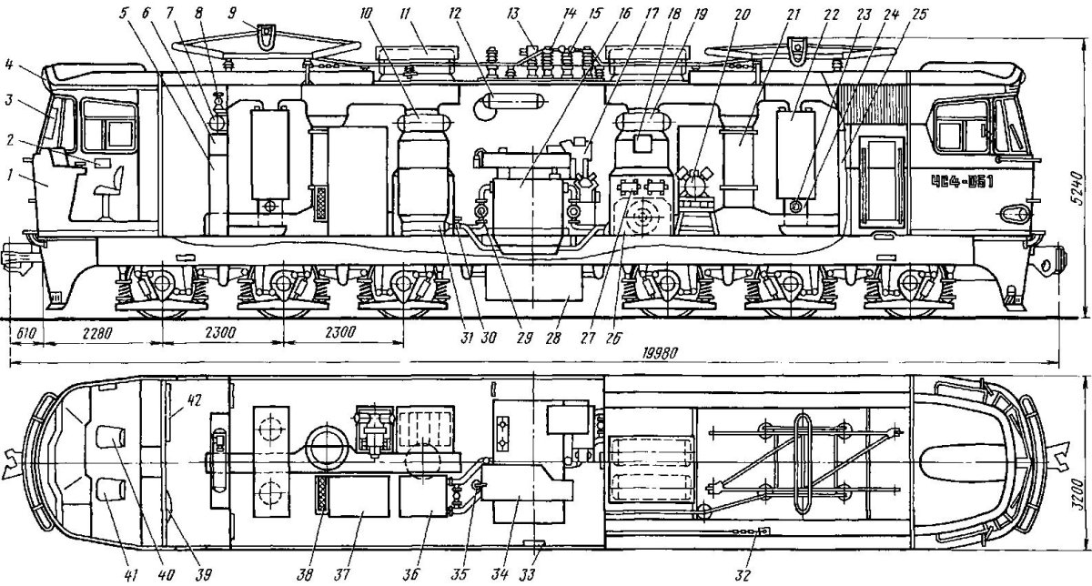 Электровоз чс4т устройство
