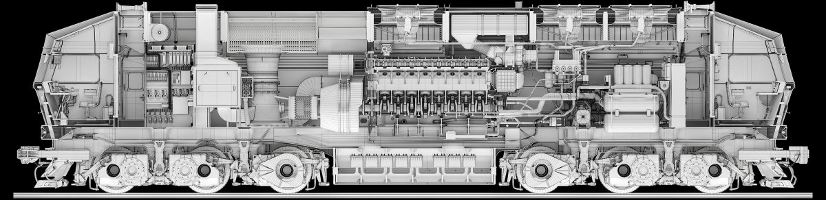 Дизель тепловоза тэп70