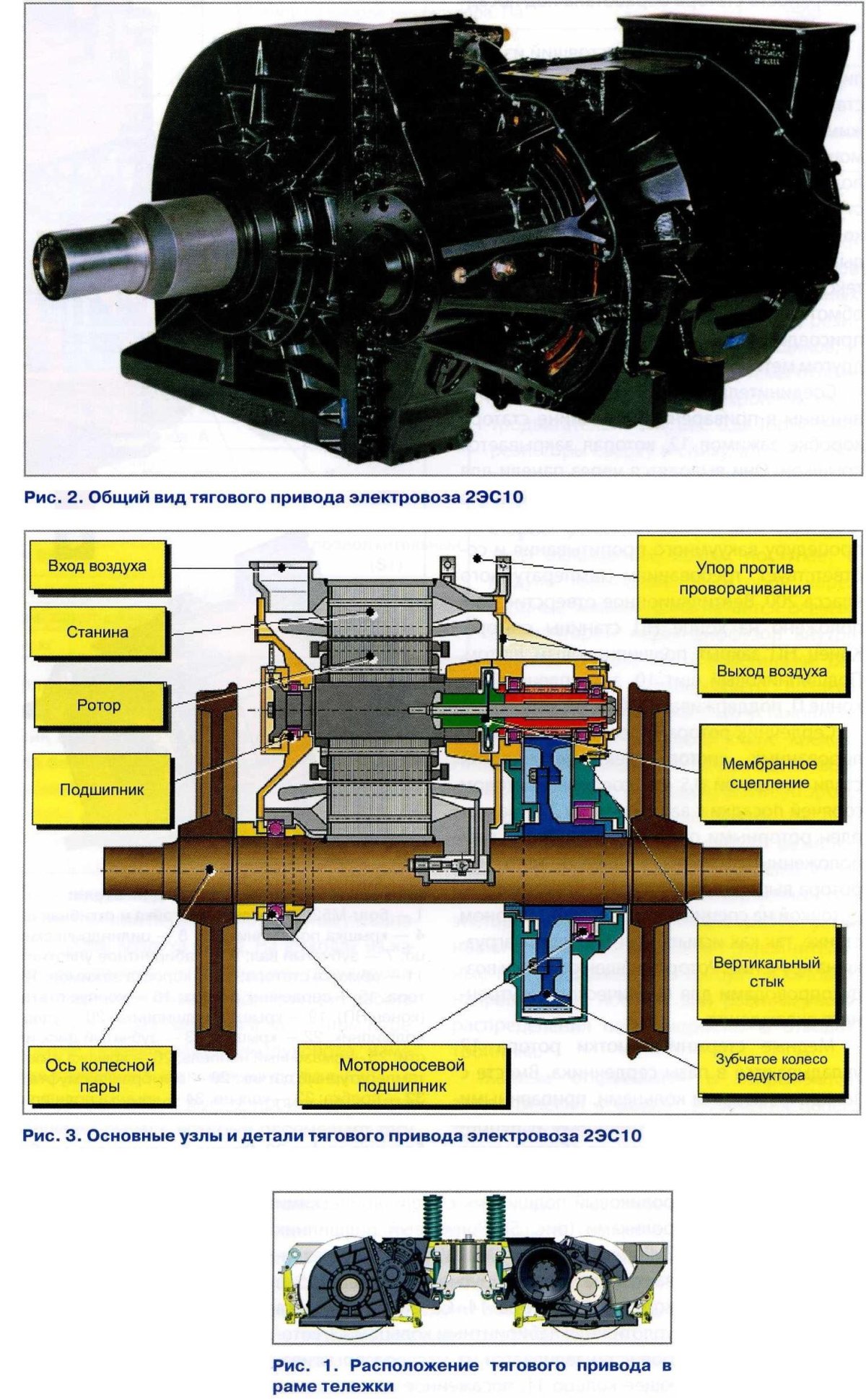 Асинхронный тяговый двигатель 2эс10