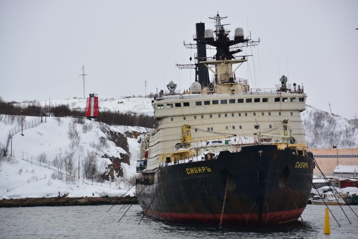 Атомный ледокол Сибирь 1977