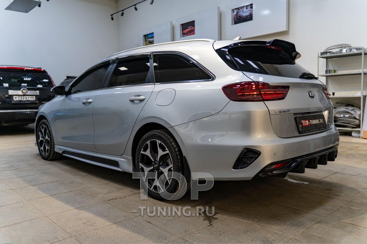 Сплиттер Kia Rio 4