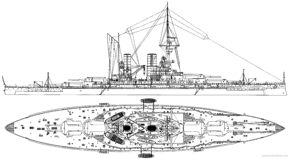 Линкор куин Элизабет чертежи