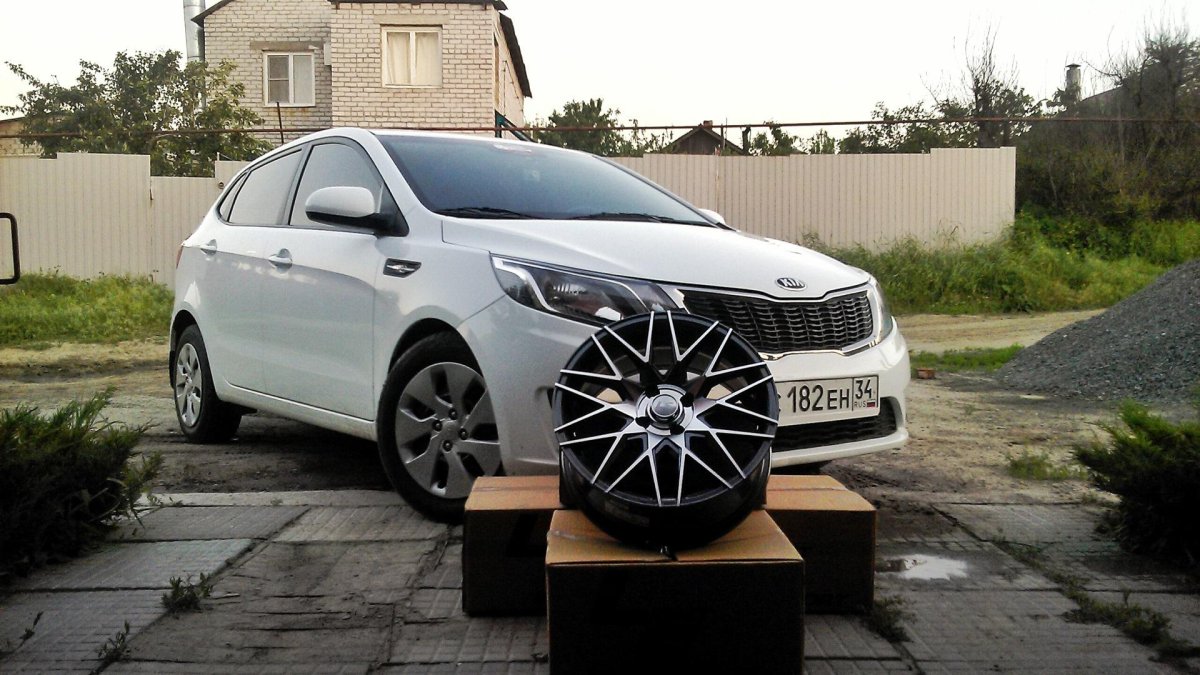 Литые диски на Kia Rio 4