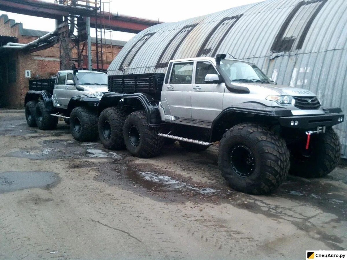 УАЗ Ямал 6х6 трансмиссия