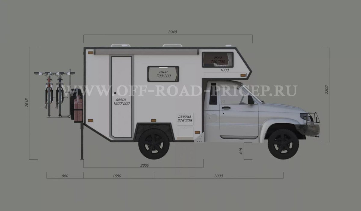 УАЗ профи автодом кемпер