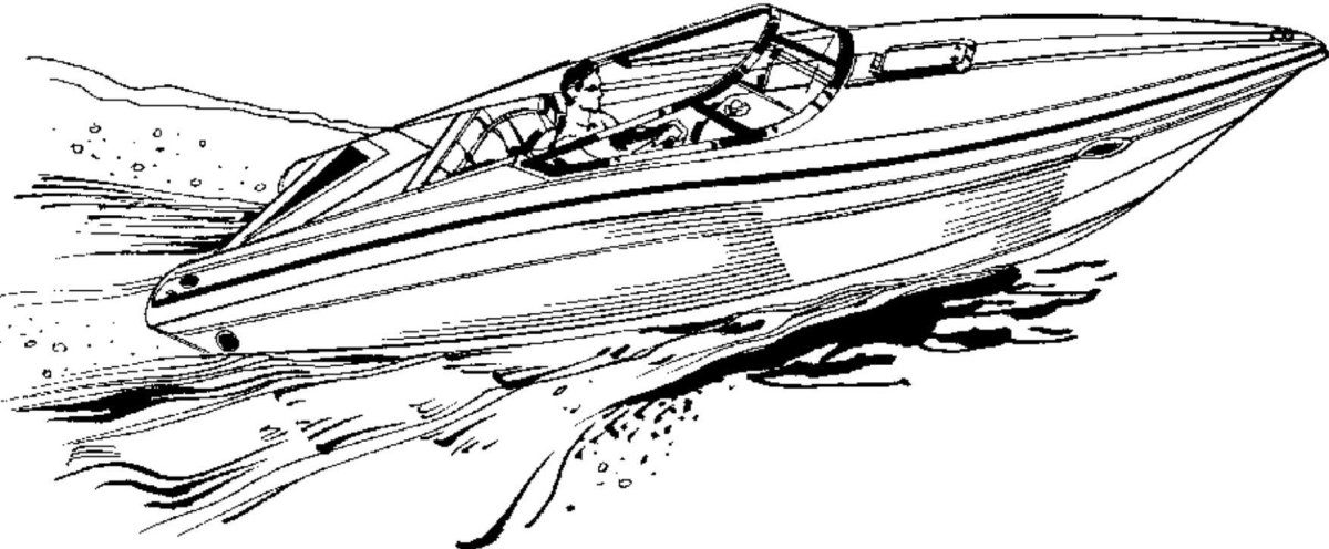 Раскраска: катера
