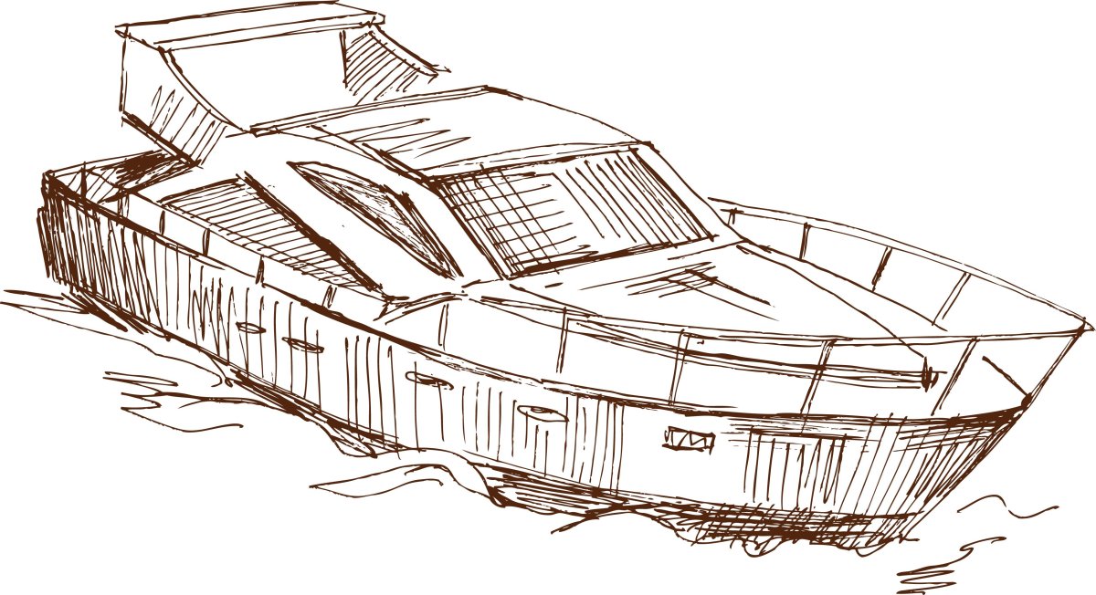 Эскиз лодки