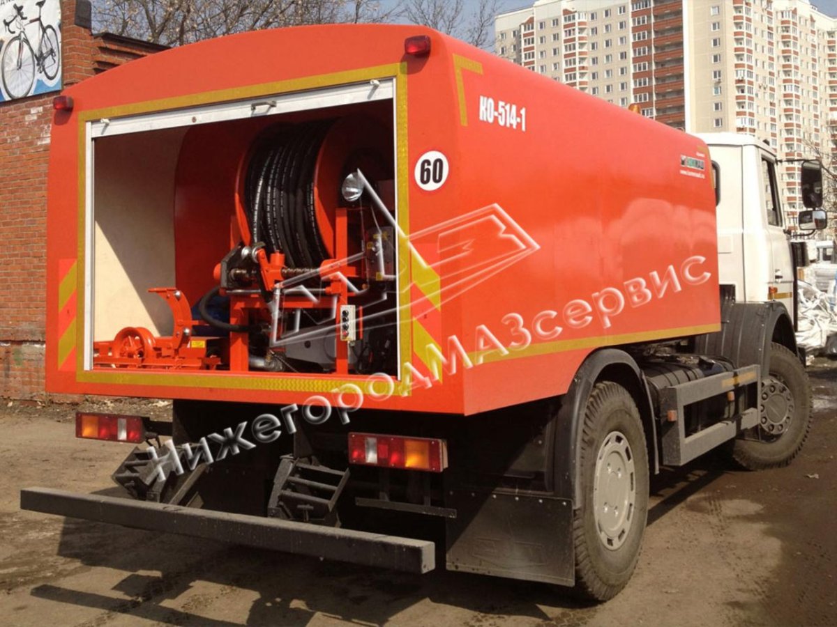 Каналопромывочная машина ко-514