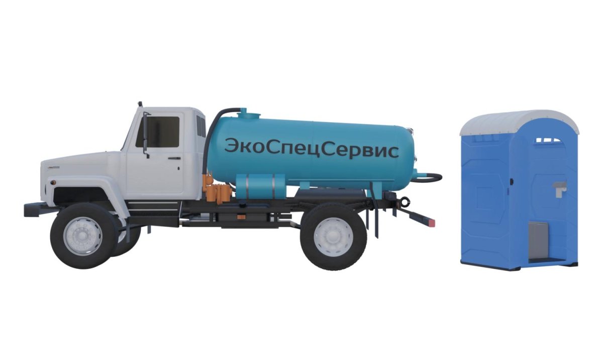 ГАЗ 3309 С вакуумным прицепом