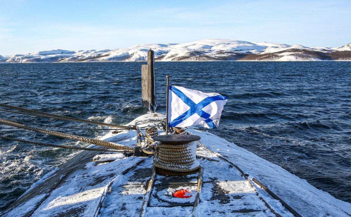 Андреевский флаг Северный флот