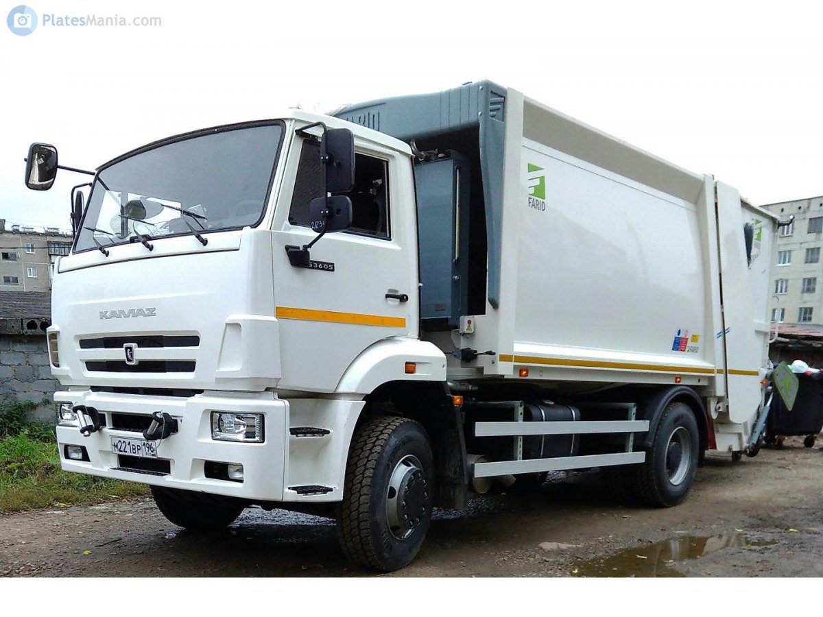 КАМАЗ мусоровоз Фарид 53605