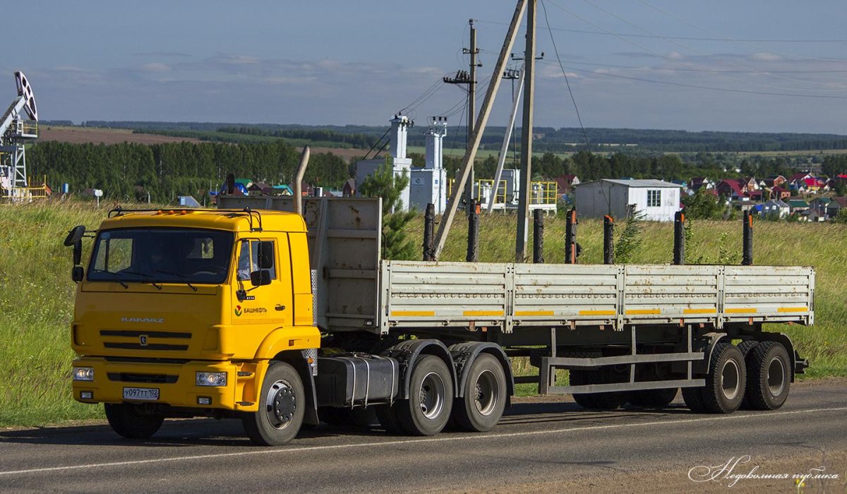 КАМАЗ тягач 54115 зерновоз