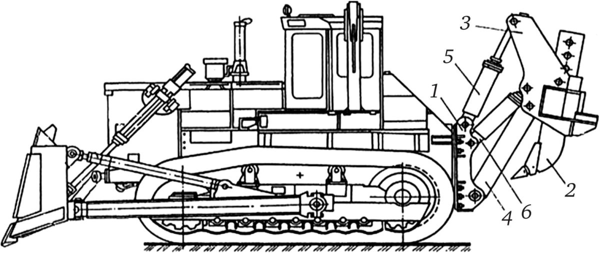 Рыхлитель бульдозера т-25