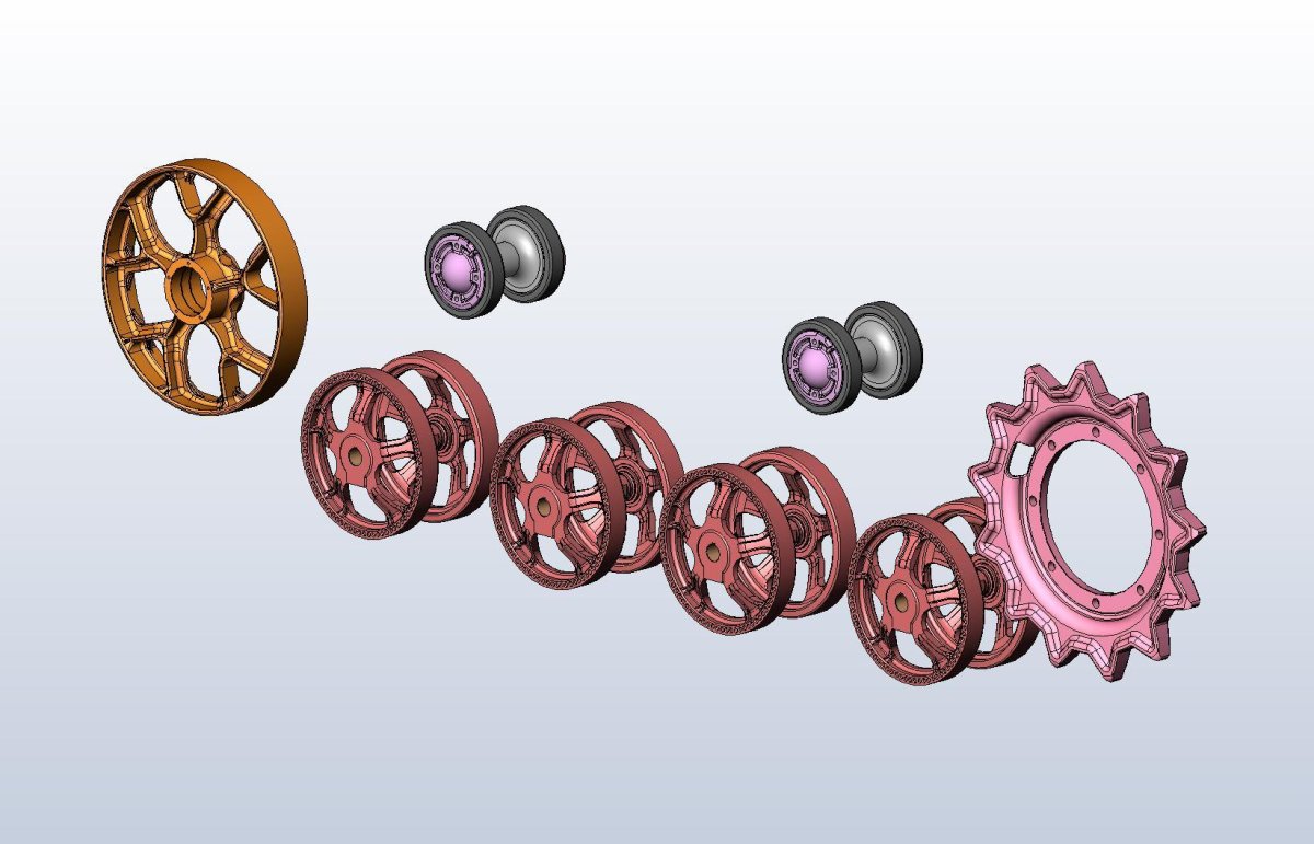 Колесо направляющее т-150