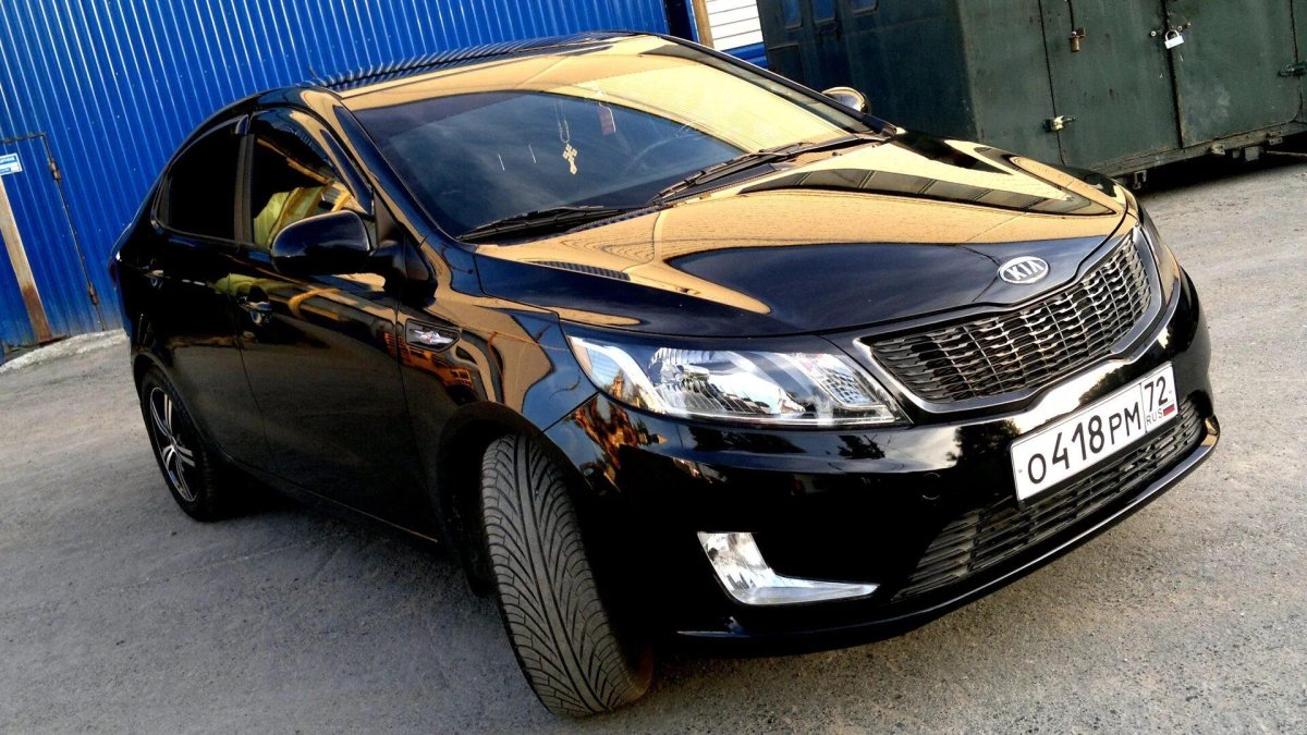 Киа Рио 3 черная