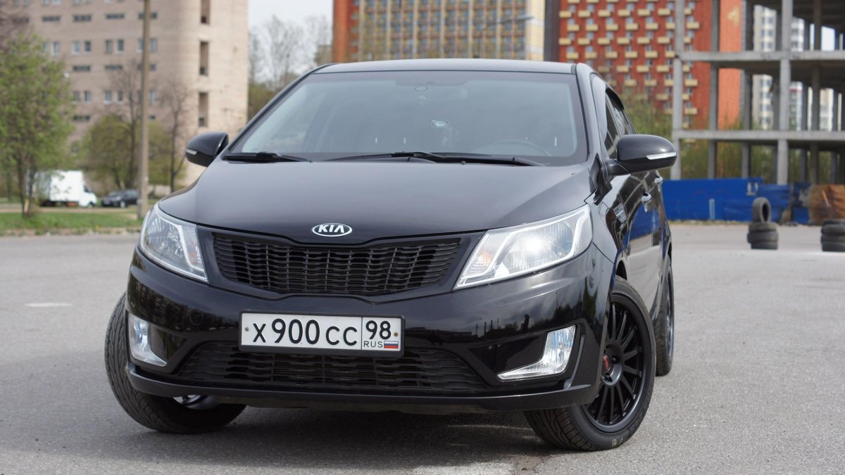 Киа Рио 3 черная