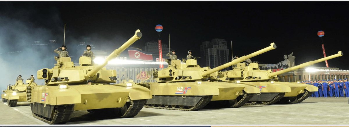 Новый танк КНДР